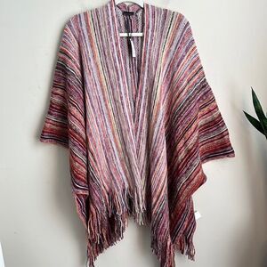 Coco Knit Boho Poncho O/S